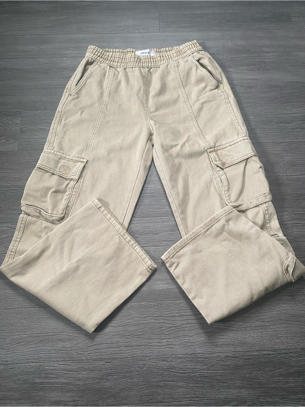 Ardene Casual Elastic Waist Shorts - Khaki